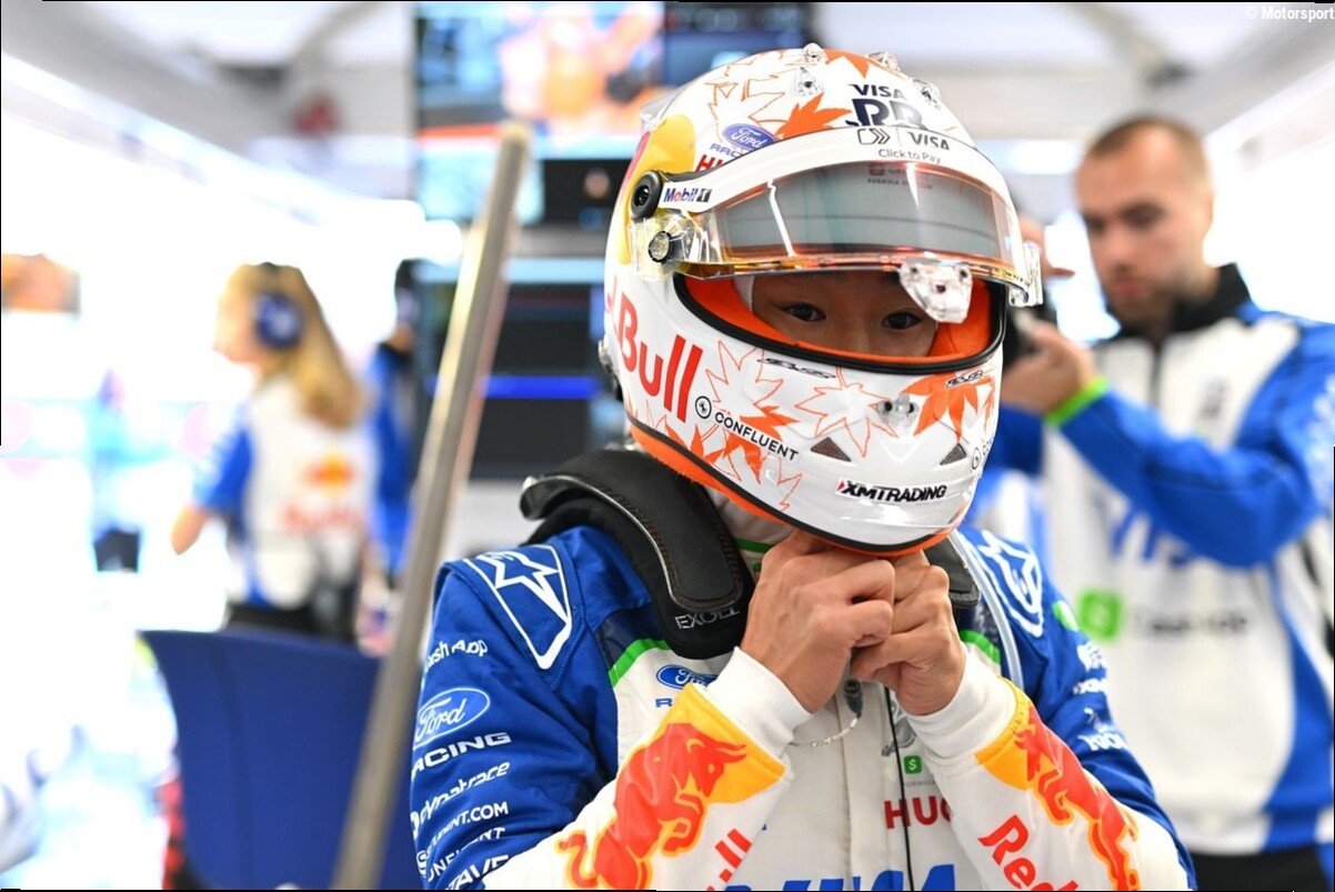 Cómo fue el primer día de Tsunoda en su regreso como piloto de F1