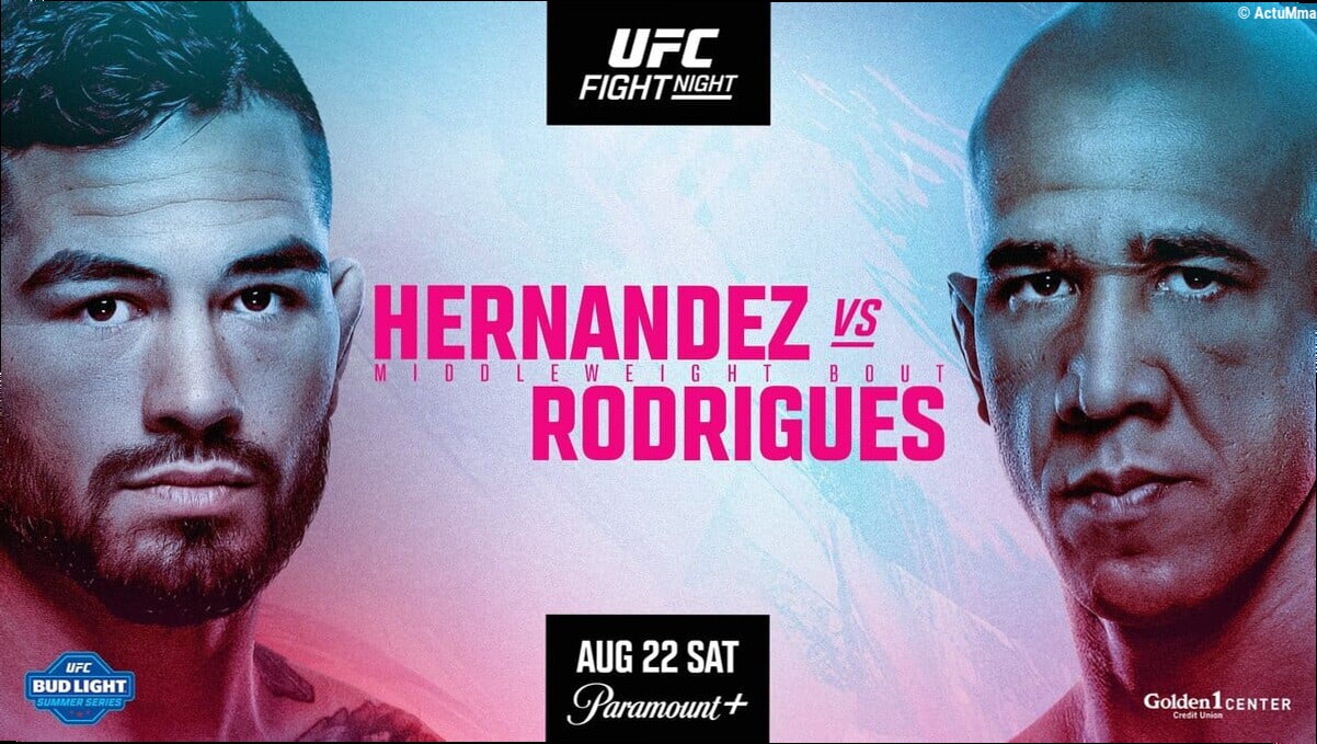 UFC Sacramento – Hernandez vs Rodrigues : Tous les résultats