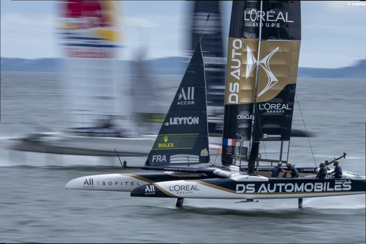 107,63 km/h suspendue dans les airs : l'équipe de France explose le record de vitesse de SailGP