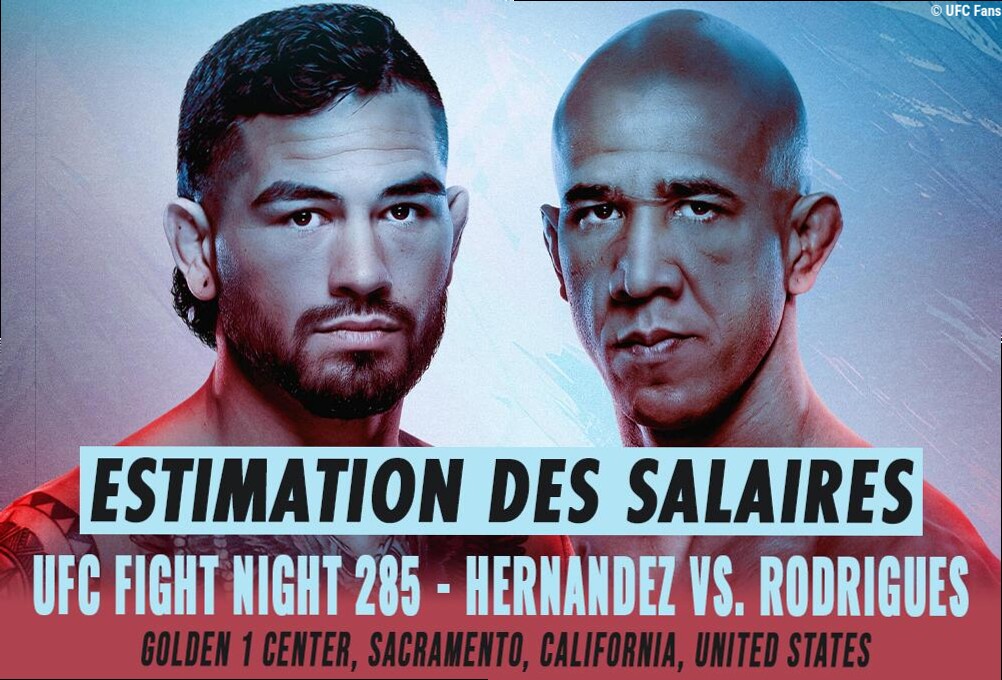 UFC Fight Night 285 - Les salaires (estimation) | Sacramento