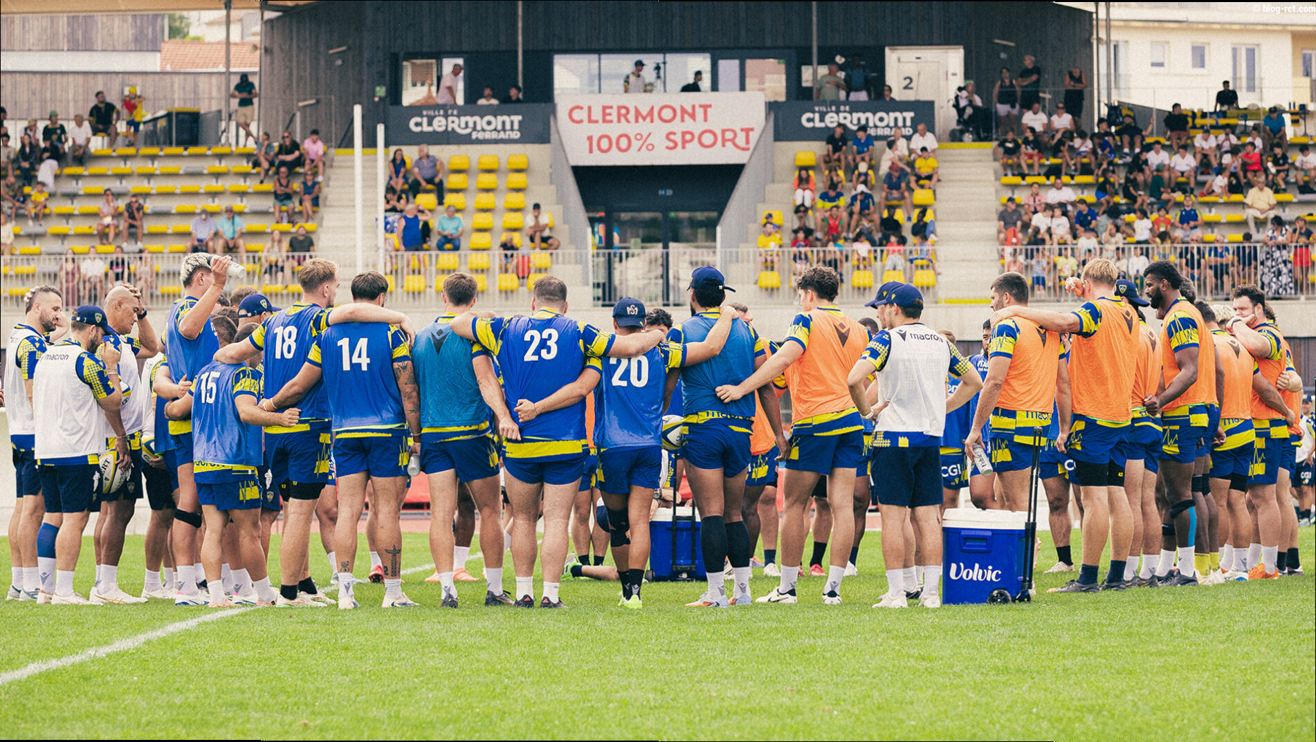 Dans quel état se retrouver Clermont avant d'affronter le RCT en amical ?