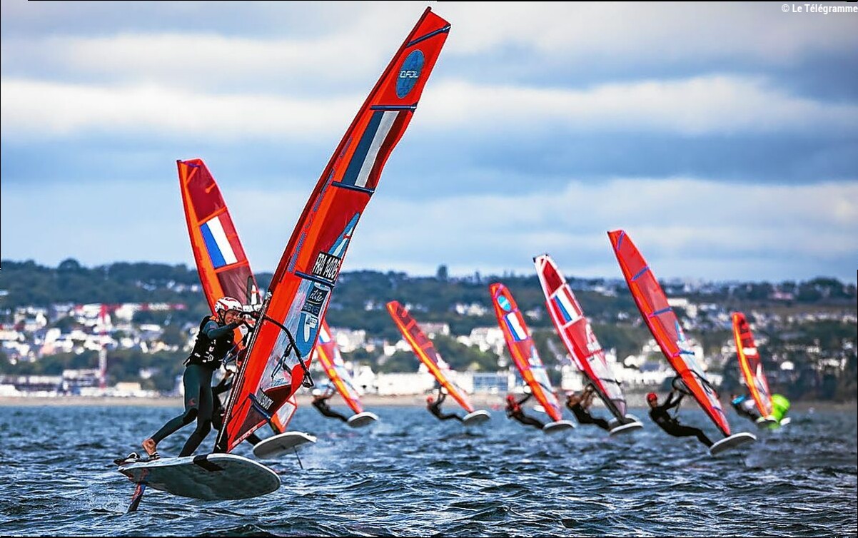 Tous les podiums des championnats de France jeunes Windsurf à Brest