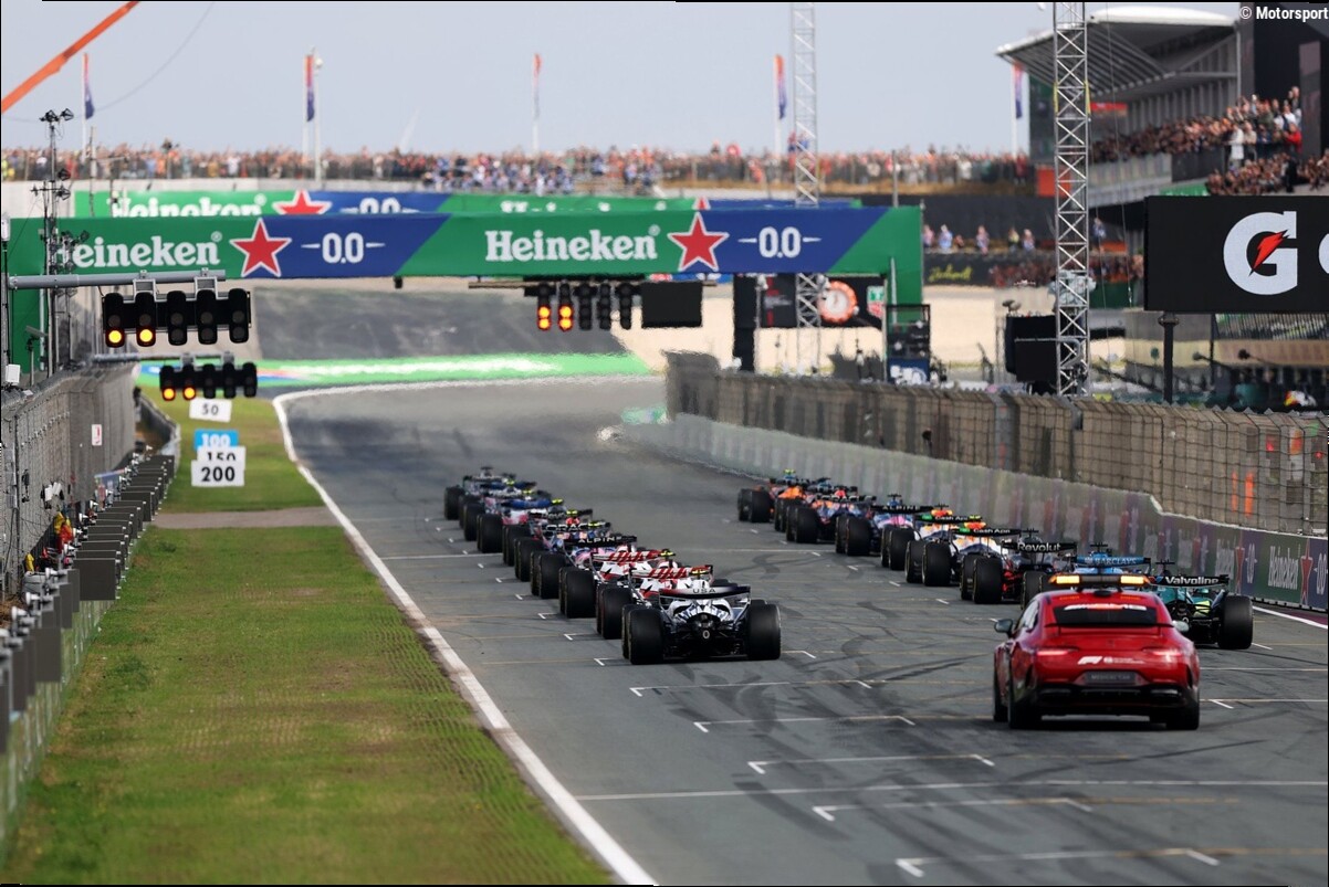 Los pilotos de F1 cuestionan la vuelta de formación con Safety Car en Zandvoort: "Sin sentido"