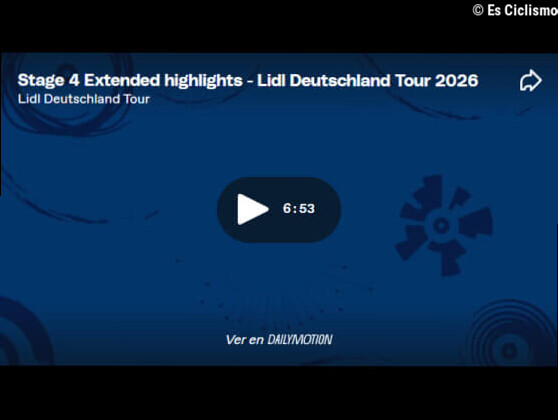 VÃ­deo resumen de la 4Âª etapa de la Vuelta a Alemania 2026 (Ãºltima)