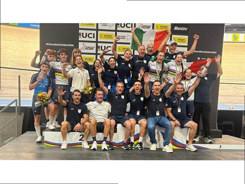 MONDIALI PISTA JUNIORES. UNA GRANDE ITALIA DOMINA IL MEDAGLIERE CON 16 MEDAGLIE E 8 TITOLI IRIDATI