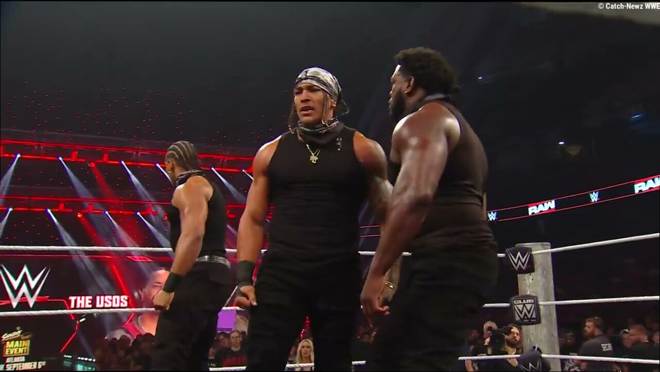 WWE RAW : Accompagné par OTM, Royce Keys attaque les Usos, LA Knight et Solo Sikoa