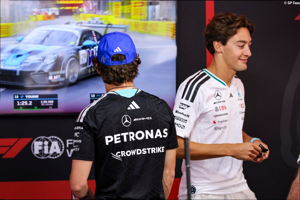 Sky Sports F1 expert fears Mercedes 'civil war' is coming as Antonelli overtakes Russell