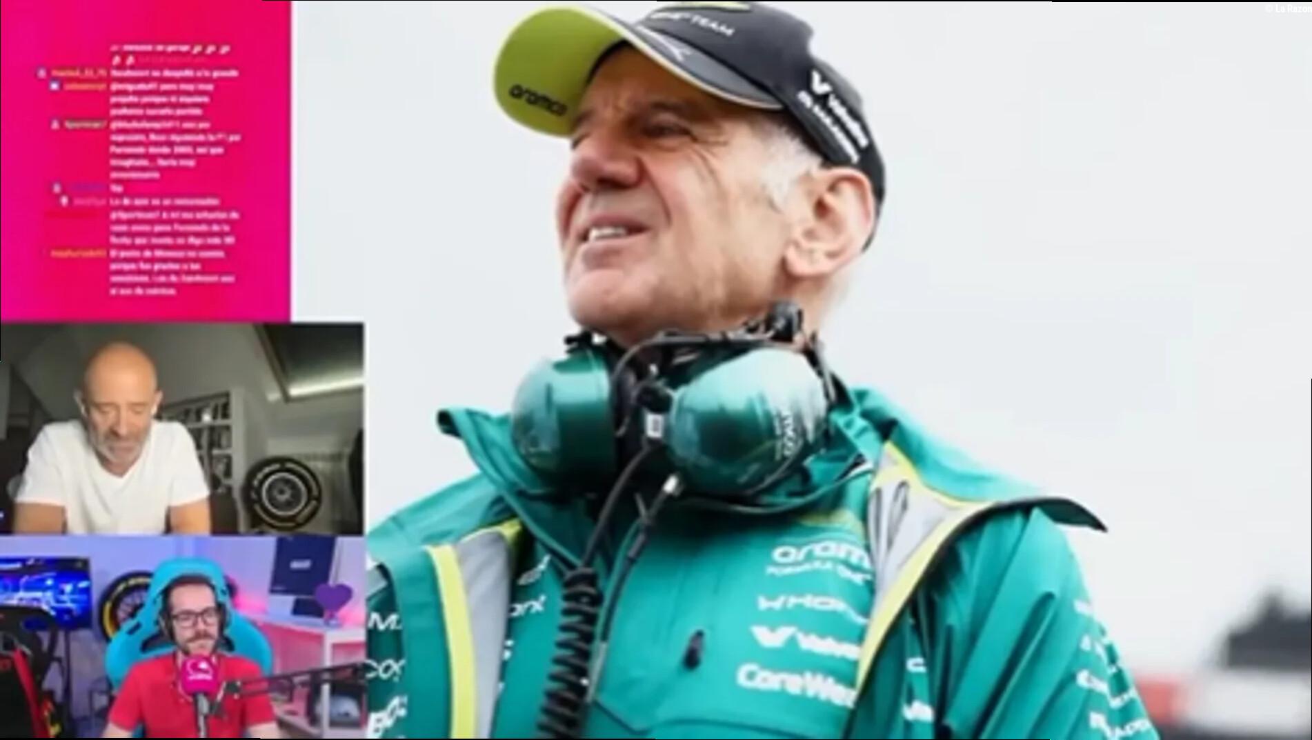 Lobato critica el nuevo chasis de Aston Martin y la respuesta de la mujer de Newey no tiene desperdicio