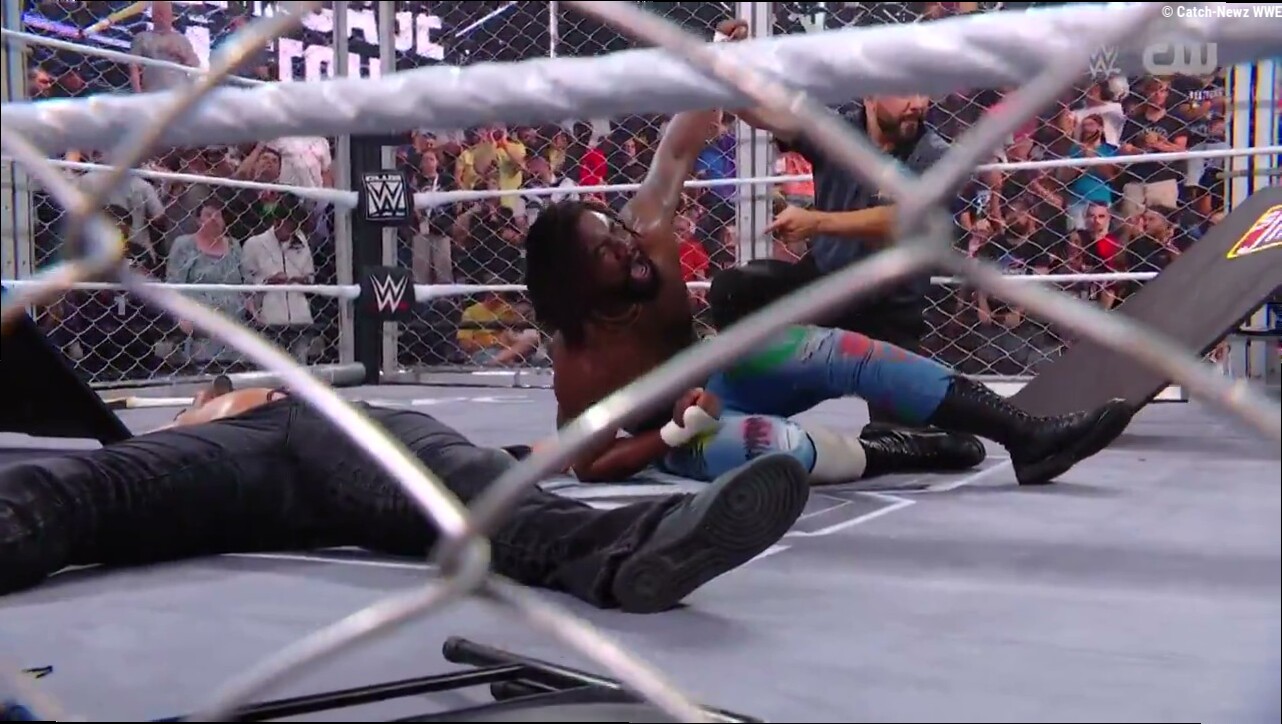 WWE NXT : Saquon Shugars terrasse son rival Dion Lennox pour de bon