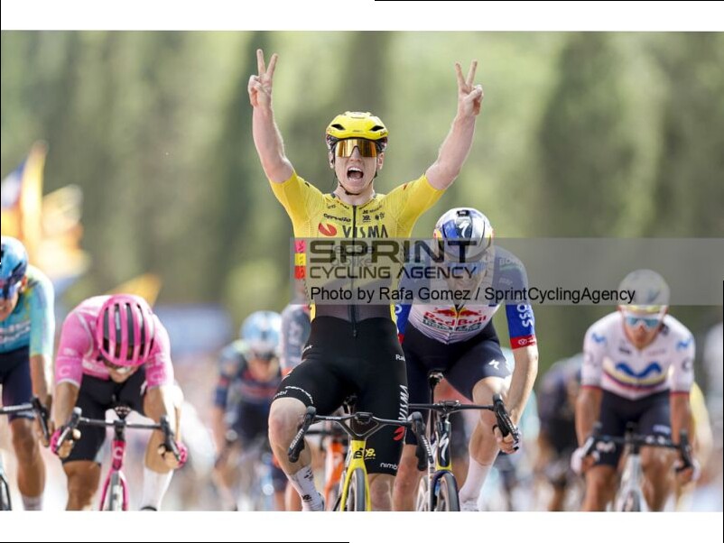 VUELTA, BRENNAN CONCEDE IL BIS A ROQUETES: BATTUTI IN VOLATA MEEUS, ALBANESE E ROMELE