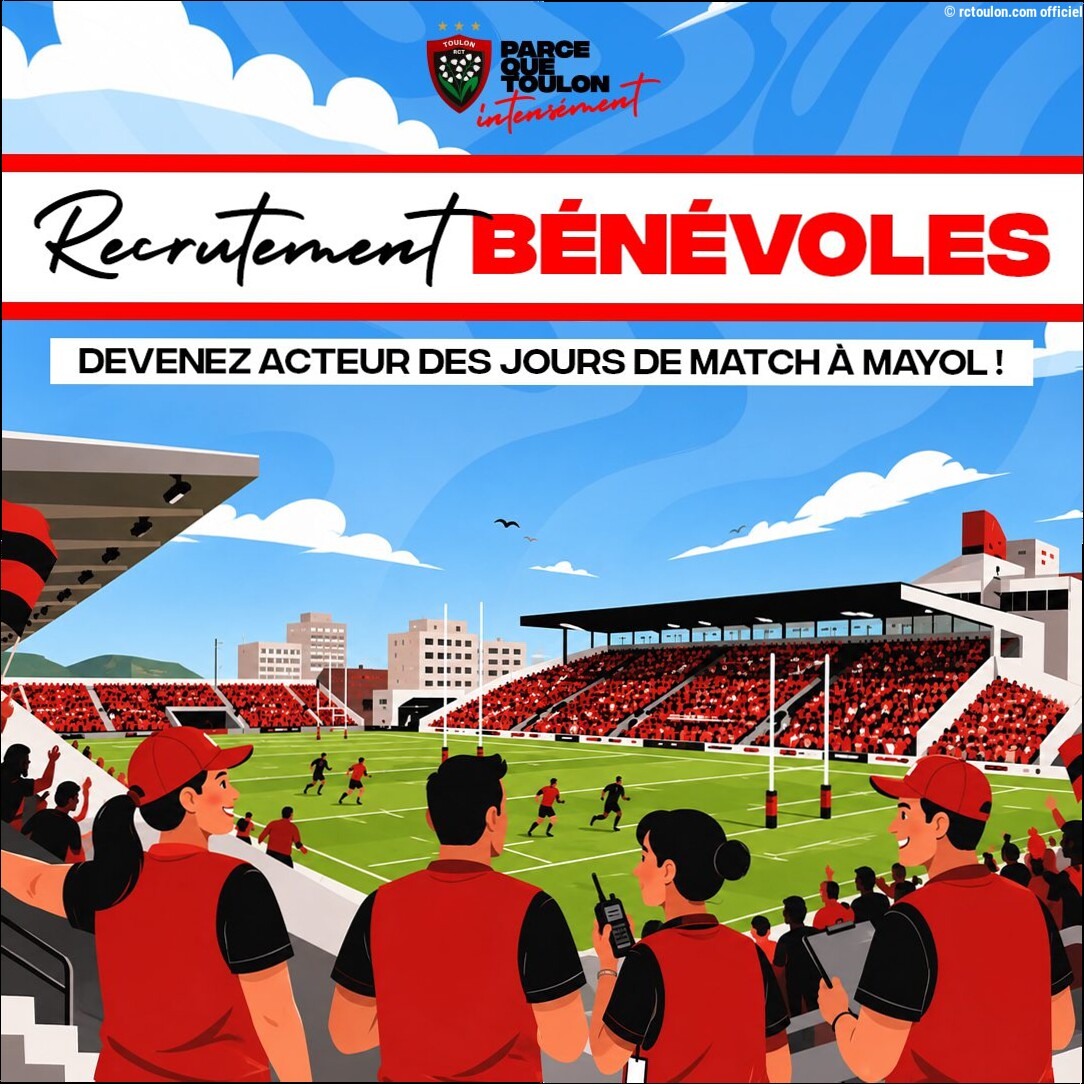 Devenez acteur des jours de match à Mayol !