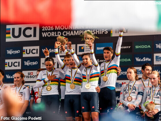 Italia conquista el oro en el Team Relay del Mundial de Mountain Bike de Val di Sole