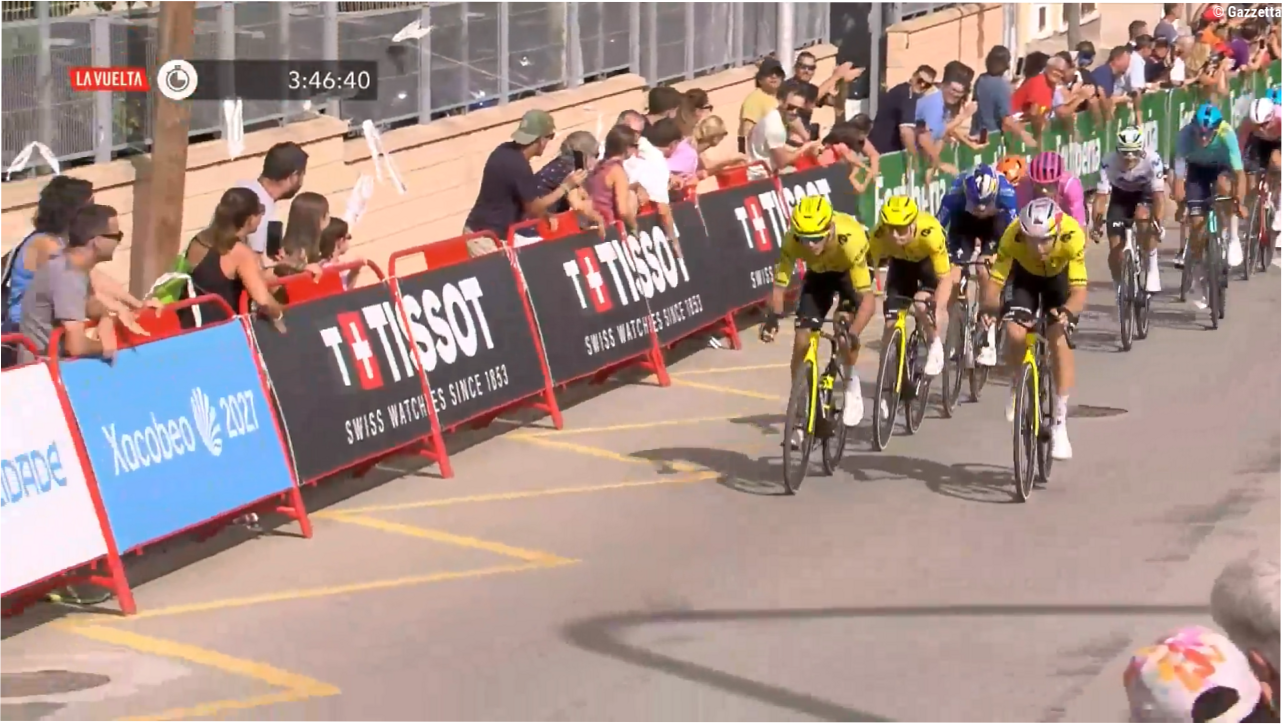 "Van Aert molla!", Brennan risponde a Pogacar: gli highlights della 5 ª tappa della Vuelta