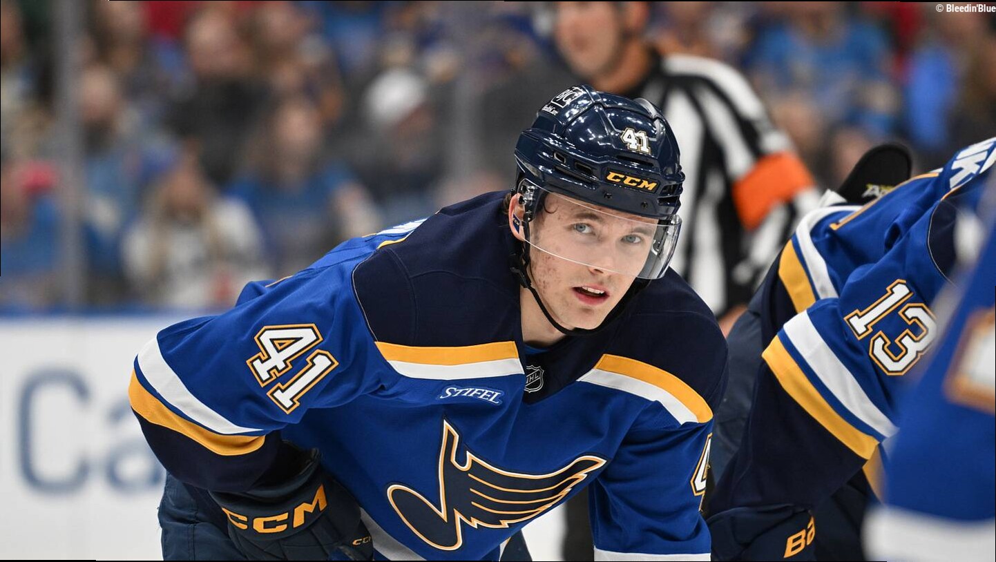 Blues' Lindstein with a shot to hold down bottom-four role