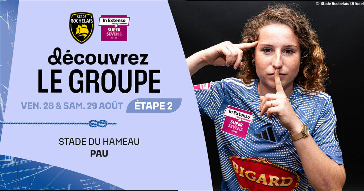Supersevens 2026, l'effectif féminin pour la deuxième étape à Pau !