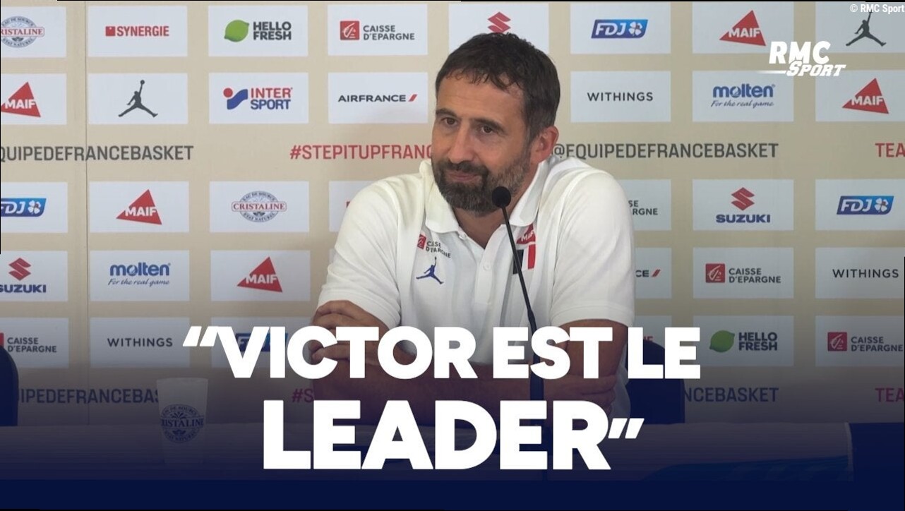 Basket : "Victor est le leader de cette équipe", affirme Freddy Fauthoux, le sélectionneur des Bleus