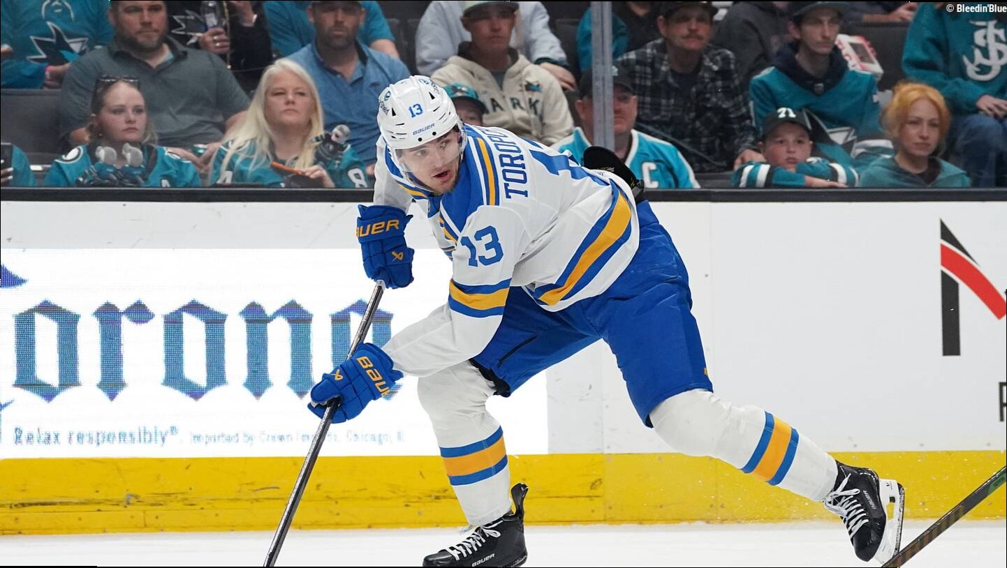 Blues' Toropchenko has his security, now has to hold his spot