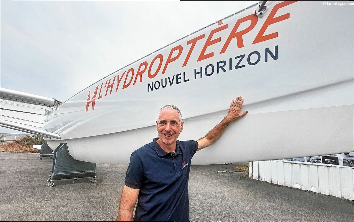 « Ce fut une grande aventure de restaurer un tel bateau » : l'Hydroptère, trimaran volant imaginé par Éric Tabarly, prêt à vo
