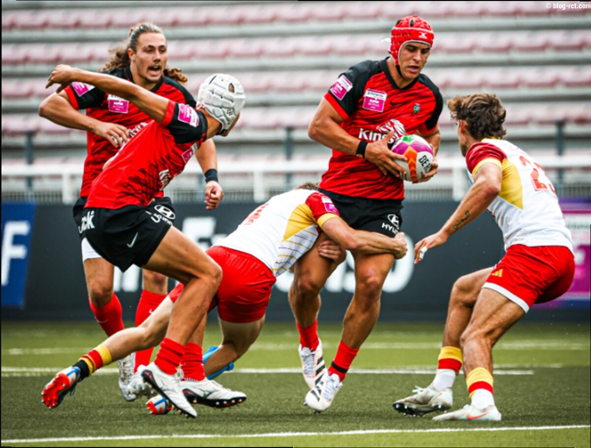 Le RCT s'impose contre Castres, en SuperSevens