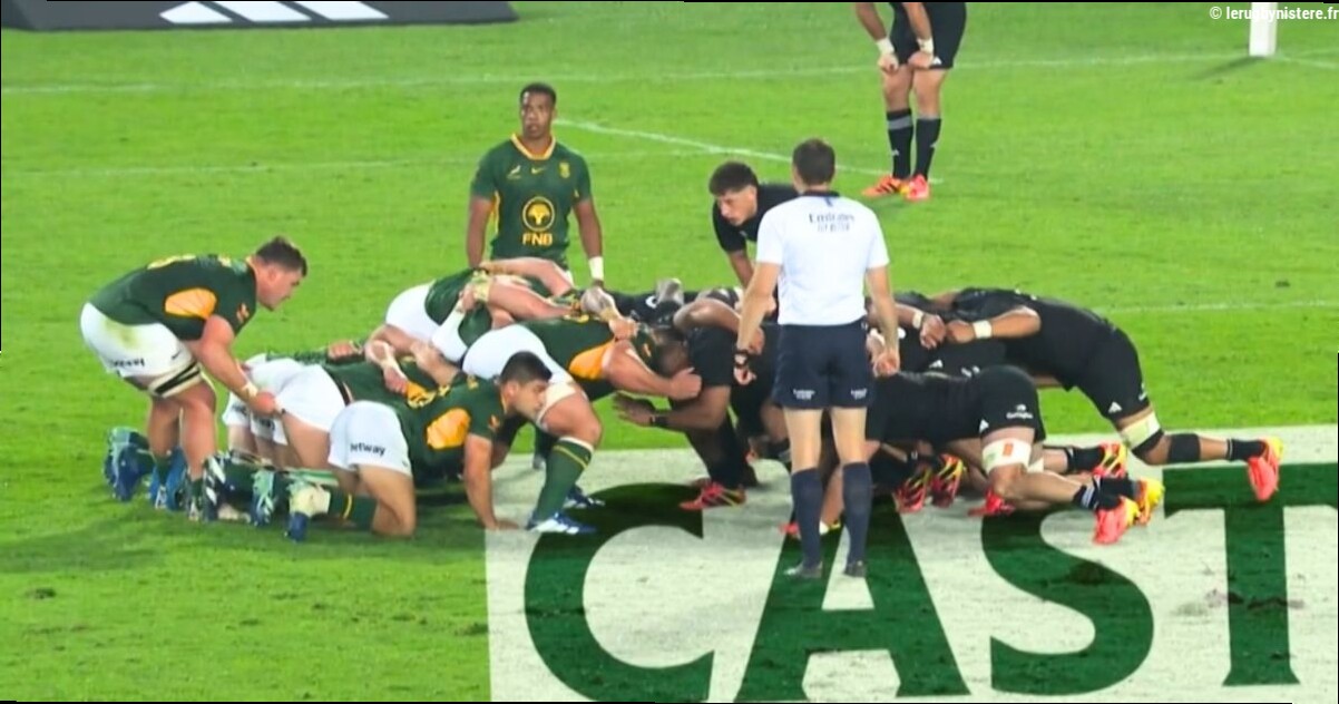 Les Boks avancent, les Blacks contestent : pourquoi leur mêlée se retrouve au cœur du débat avant le deuxième Test