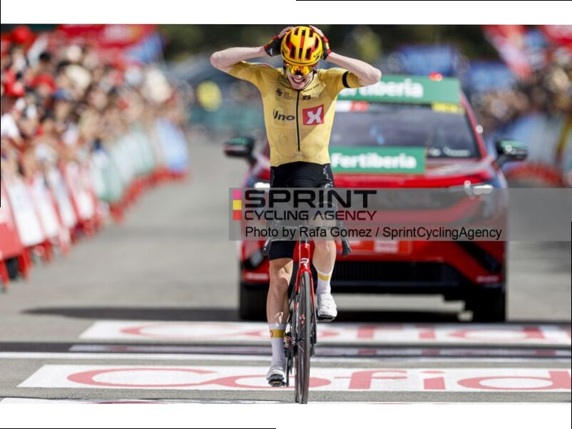 VUELTA. PRIMA FUGA E GRANDE FESTA UNO-X: VINCE LEKNESSUND SU JOHANNESSEN! 3° VAN AERT