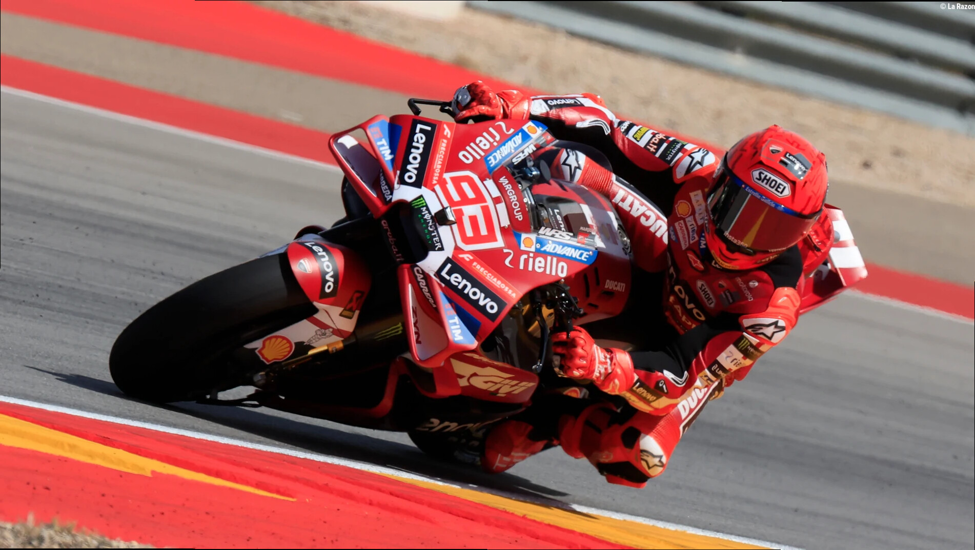 Marc Márquez: "MotoGP es como el fútbol, si juegas bien te cansas menos"