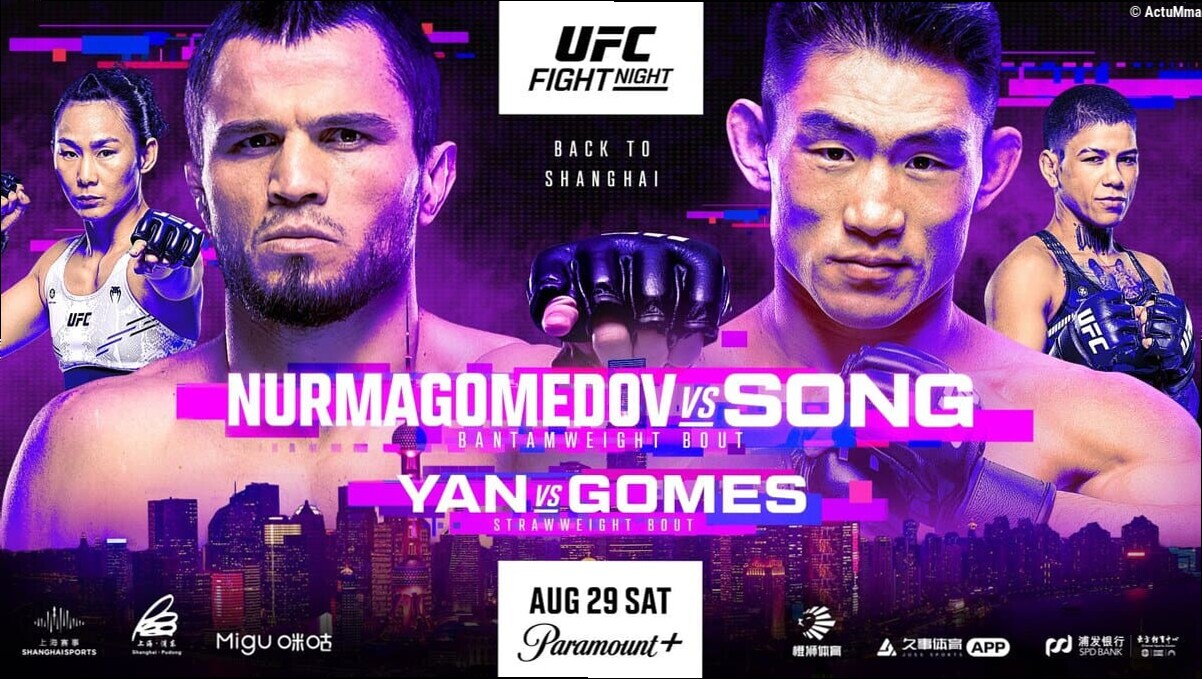 UFC Shanghai – Nurmagomedov vs Song : Tous les résultats