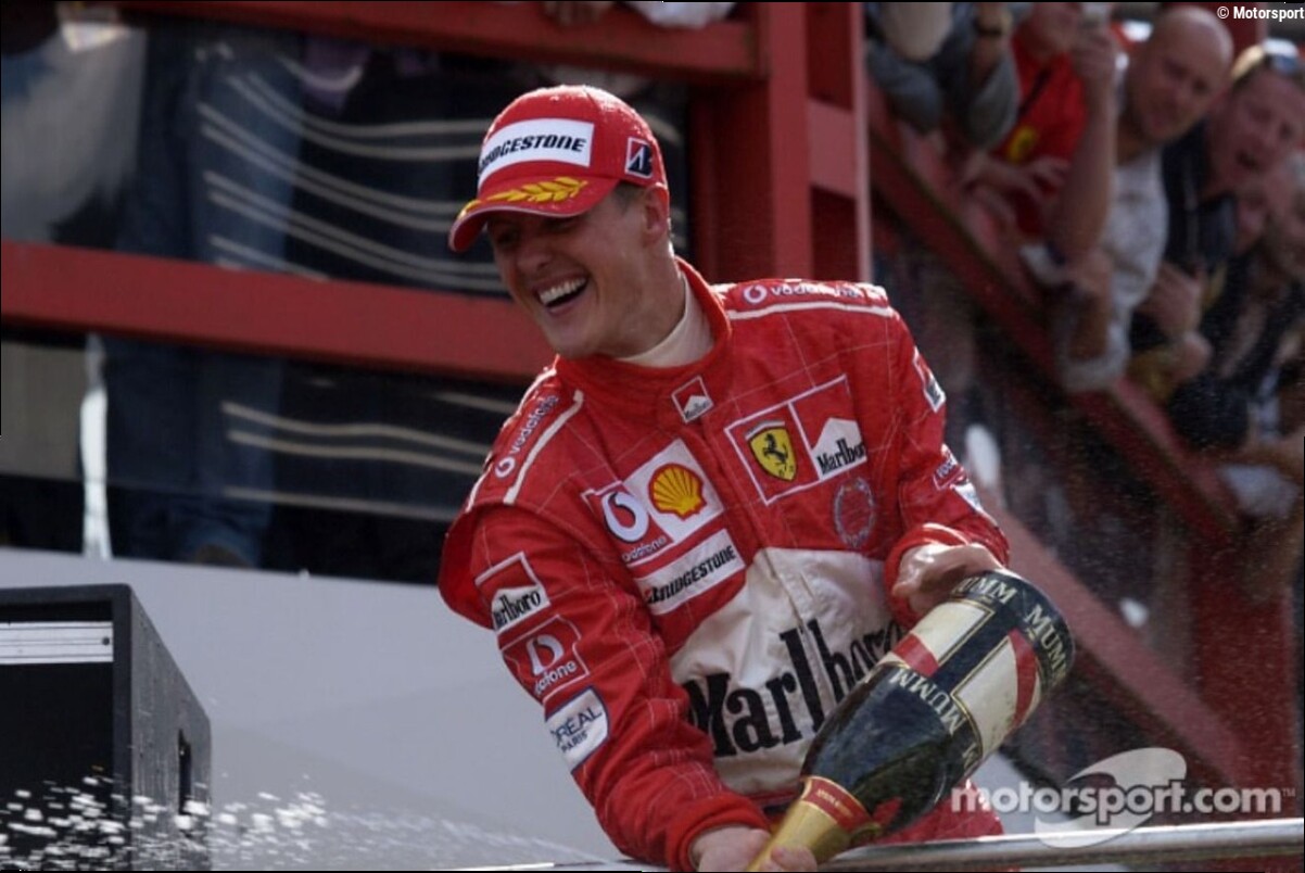 La última corona de Michael Schumacher en F1, con Ferrari y en 2004