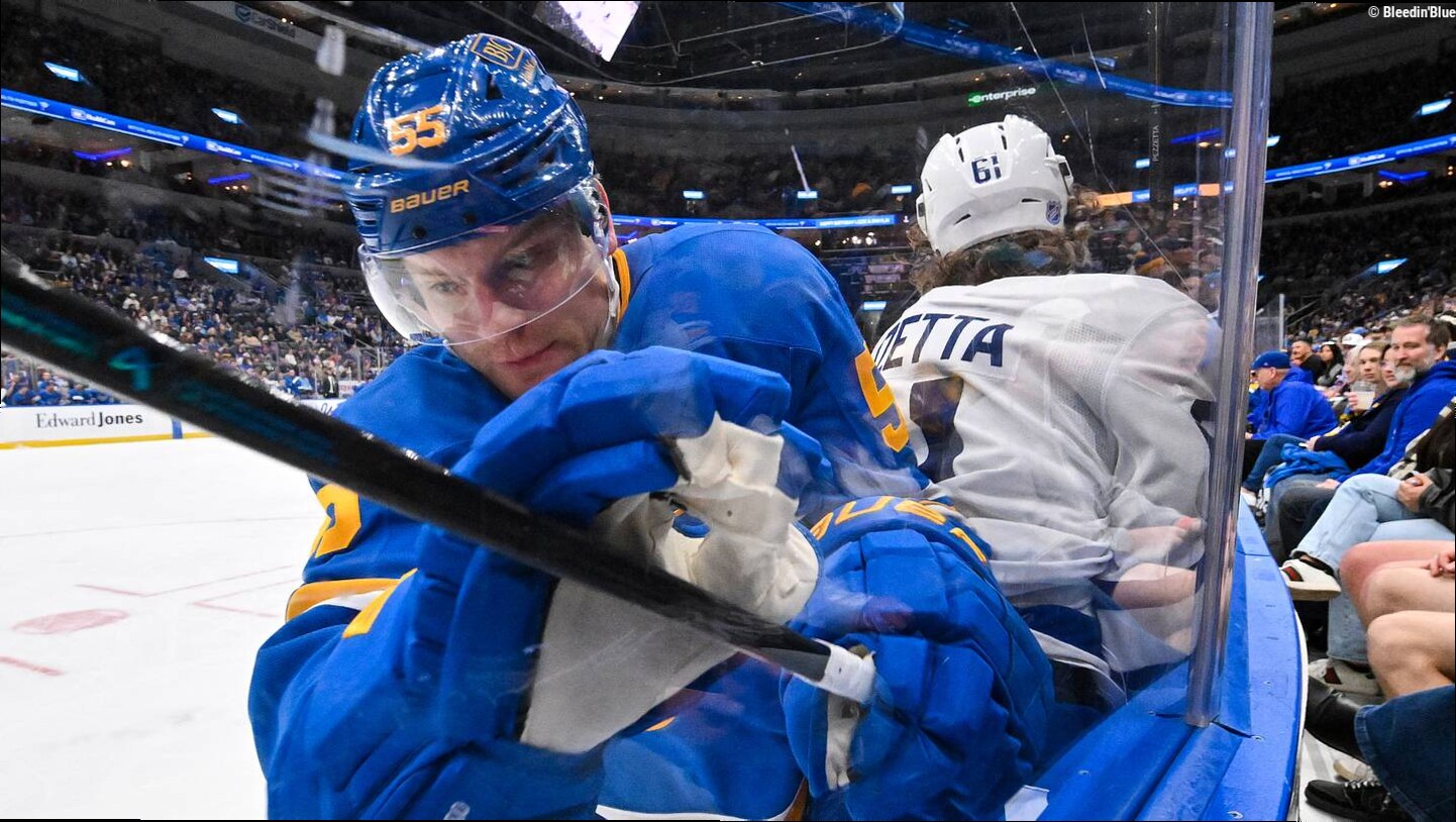 Colton Parayko's role with the Blues is now in flux