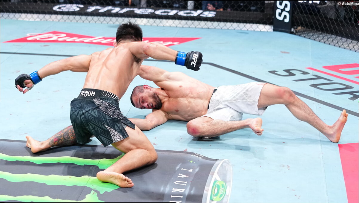 Umar Nurmagomedov violemment mis K.-O. par Song Yadong à l'UFC Shanghai