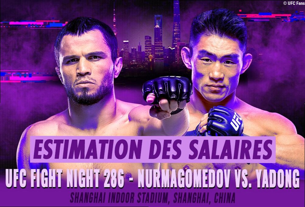 UFC Fight Night 286 - Les salaires (estimation) | Shanghai
