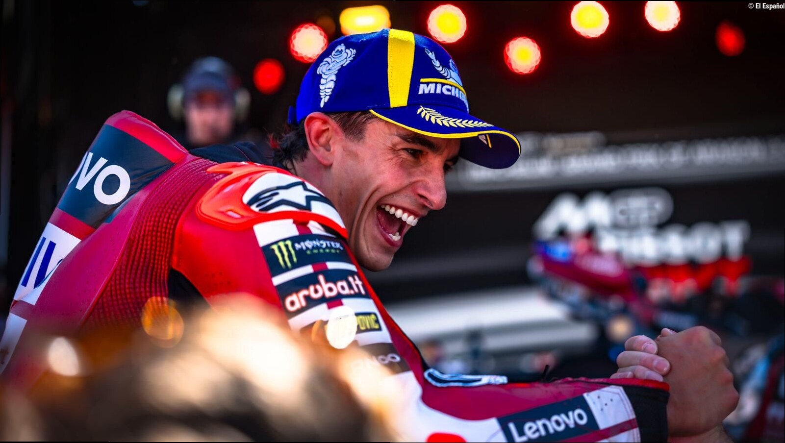 Marc Márquez: "No he dosificado nada porque las curvas de izquierdas hacen que cargue menos mi lado débil"