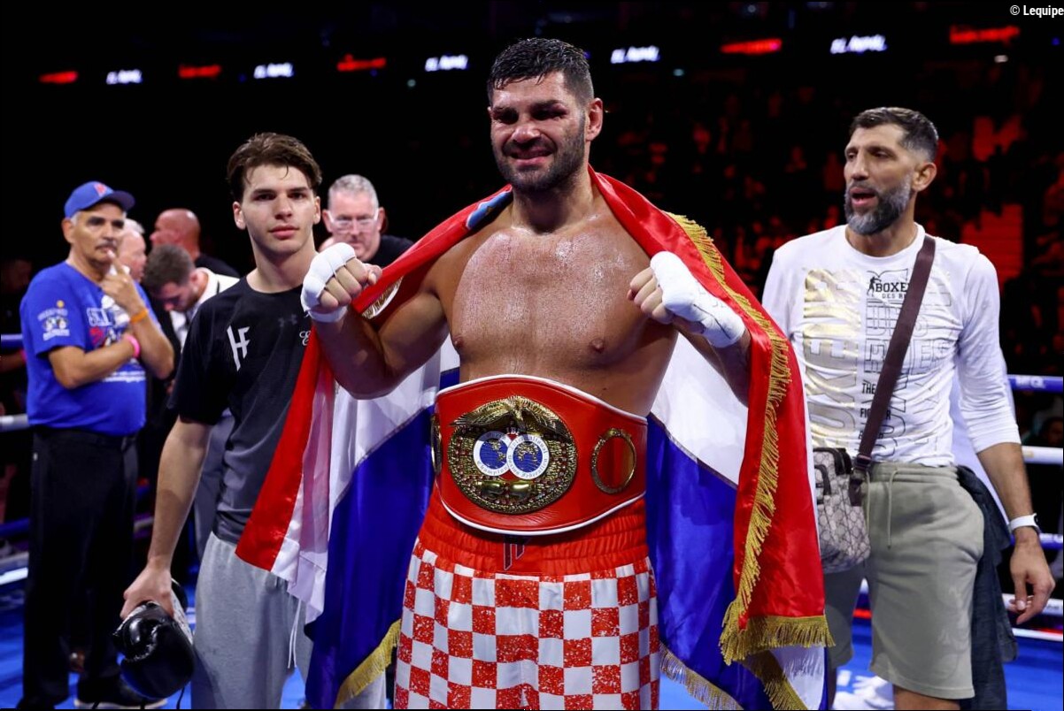 Le Croate Filip Hrgovic a créé la surprise en battant l'Anglais Moses Itauma par arrêt au neuvième round pour le titre IBF