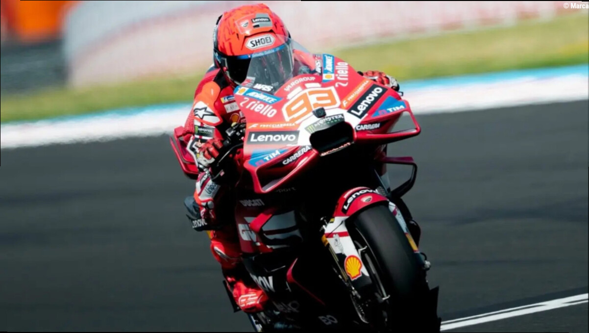 A qué hora es la carrera de MotoGP del GP de Aragón: horario y dónde ver hoy en TV y online a Marc Márquez y Jorge Martín en 