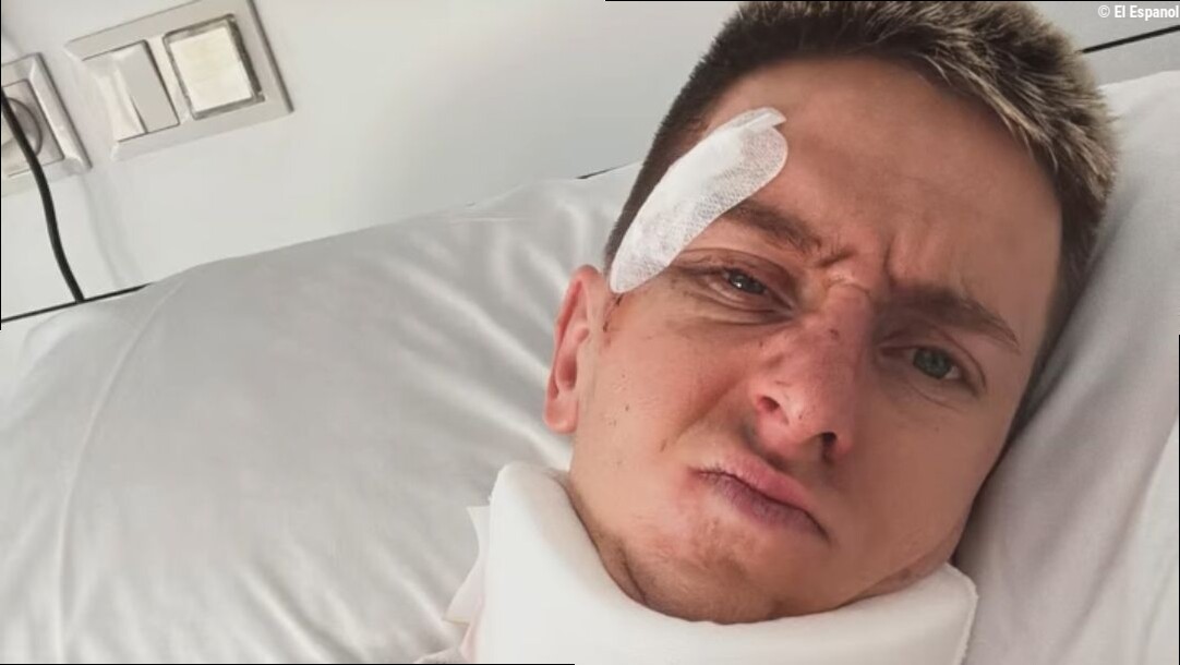El duro accidente que se llevó por delante La Vuelta de Tadej Pogacar: "Probablemente el casco le ha salvado la vida"