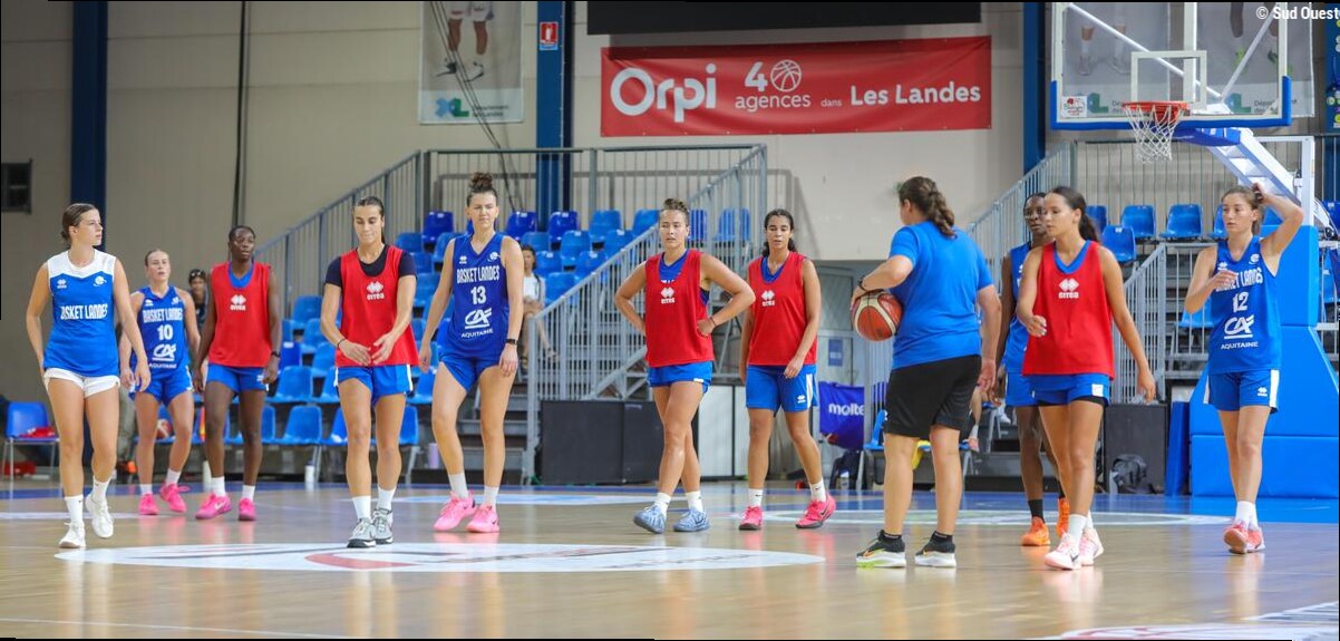 Basket Landes. « Pas de conclusions hâtives mais c'est encourageant pour la suite » : premier match de préparation et premièr