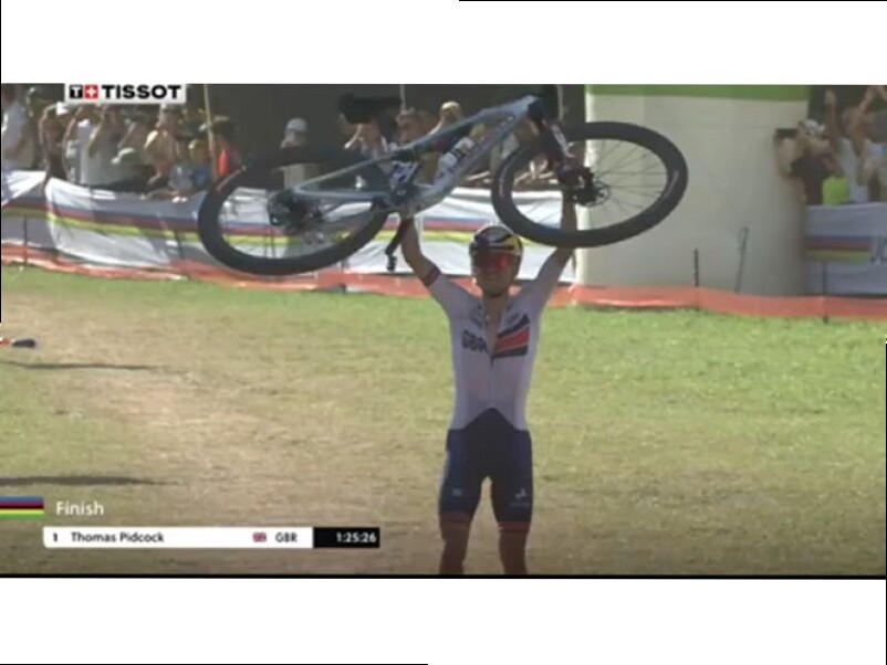 MONDIALI MTB. STRAORDINARIO PIDCOCK, IL TITOLO IRIDATO E' SUO!