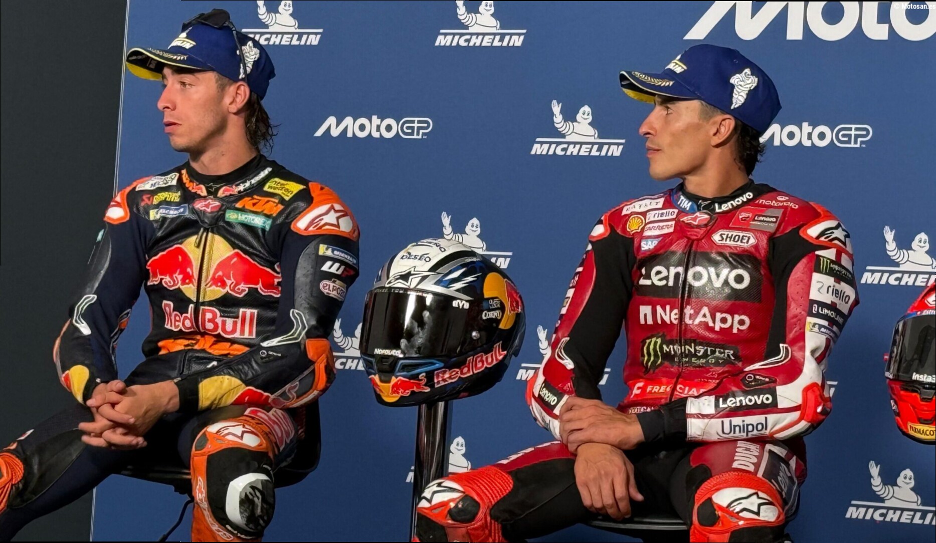 Acosta responde a los halagos de Márquez: «Veremos qué pasa cuando esté vestido de rojo»