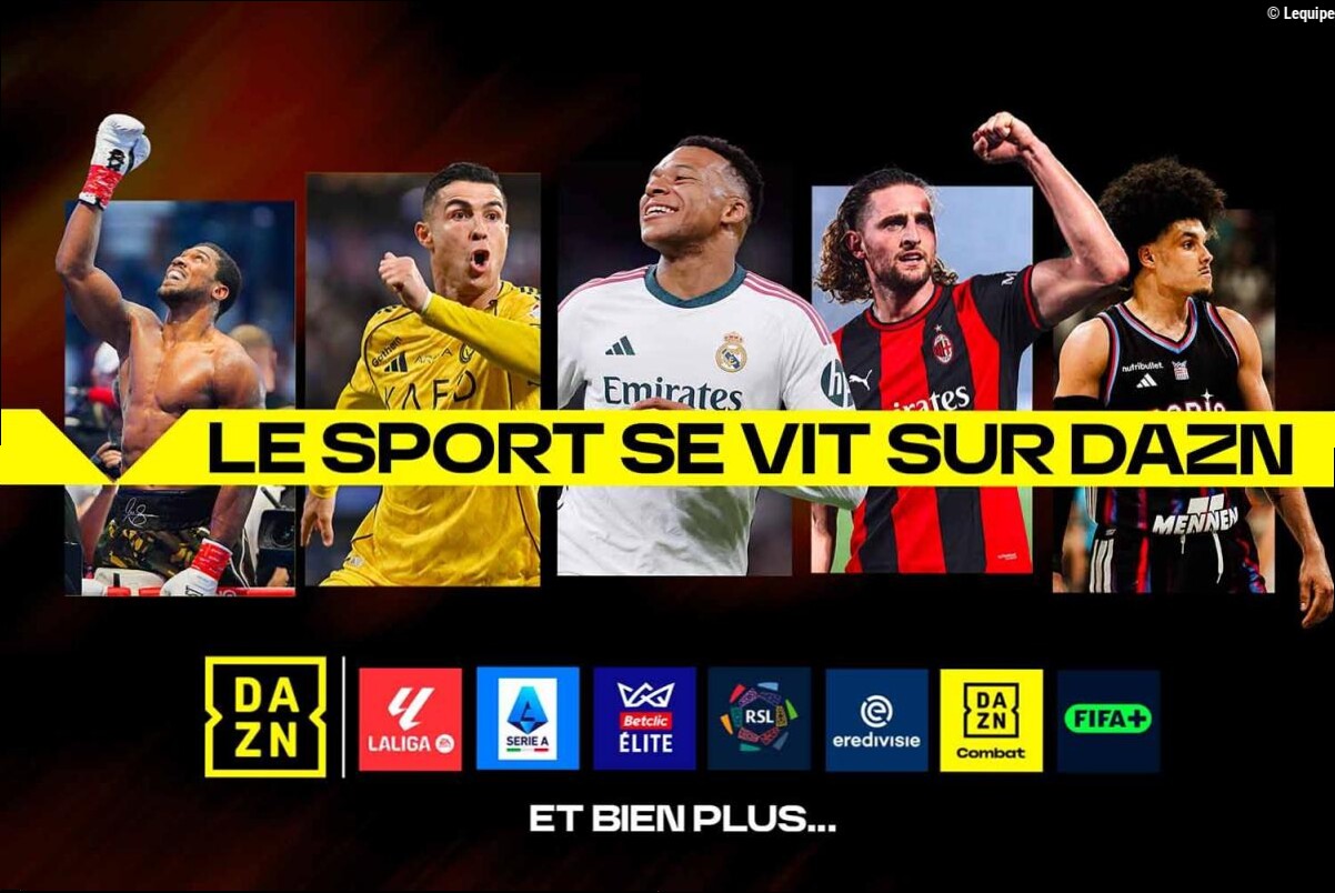 DAZN à 10,99 €/mois : LaLiga, Serie A, Betclic Élite, boxe...