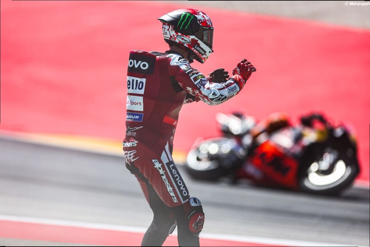 Bagnaia touche le fond : "C'est démoralisant, et surtout humiliant"