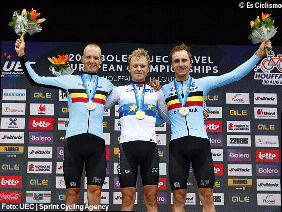 Mads WÃ¼rtz Schmidt y Femke Markus se coronan campeones de Europa de gravel en Houffalize