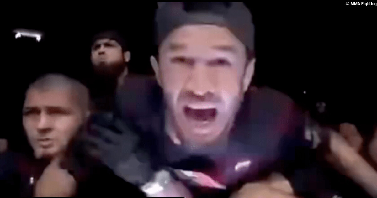 Video: Khabib Nurmagomedov tried to stop Usman Nurmagomedov from entering UFC Shanghai cage