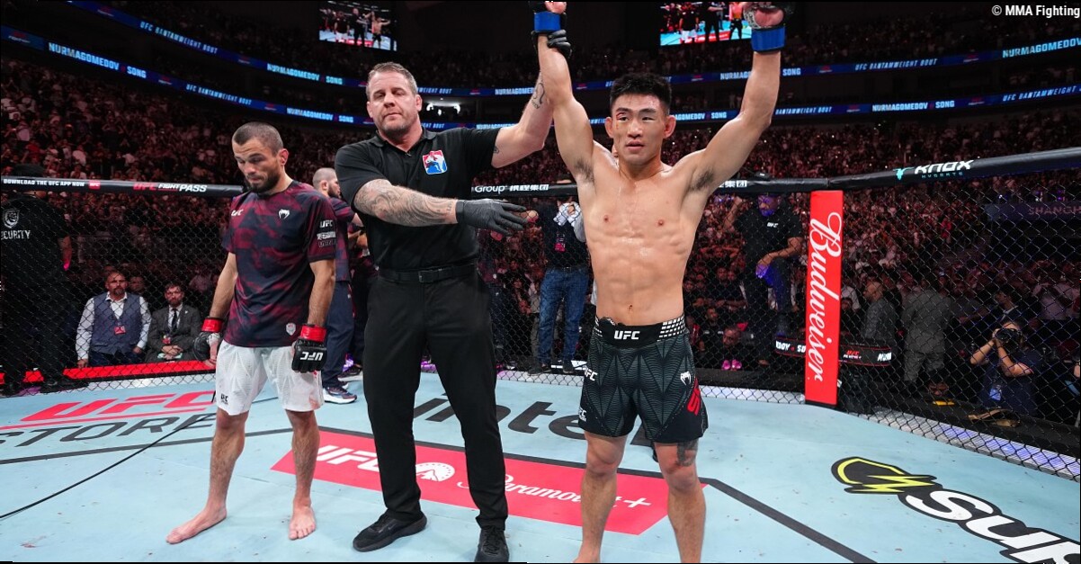 Song Yadong calls knocking out Umar Nurmagomedov at UFC Shanghai 'the best moment of my life'