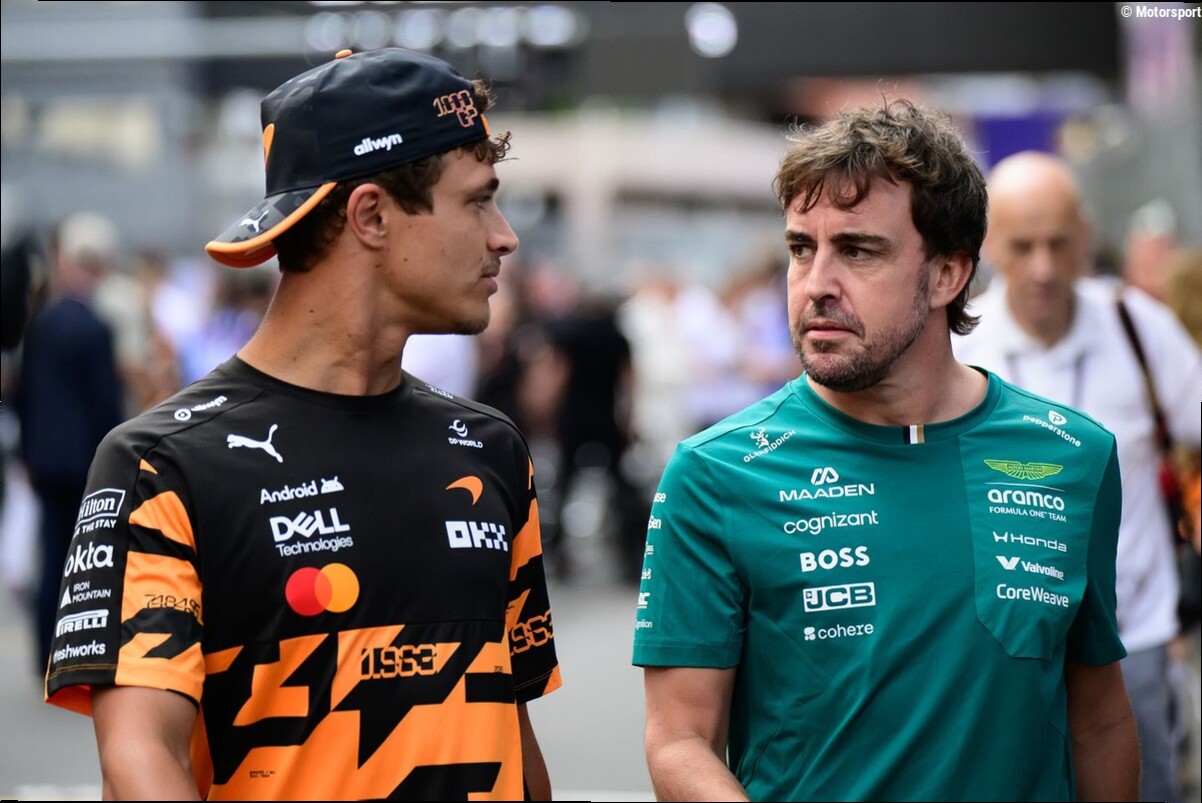 Norris no se ve como Alonso o Hamilton: "Llegar a los 30 ya es todo un reto"