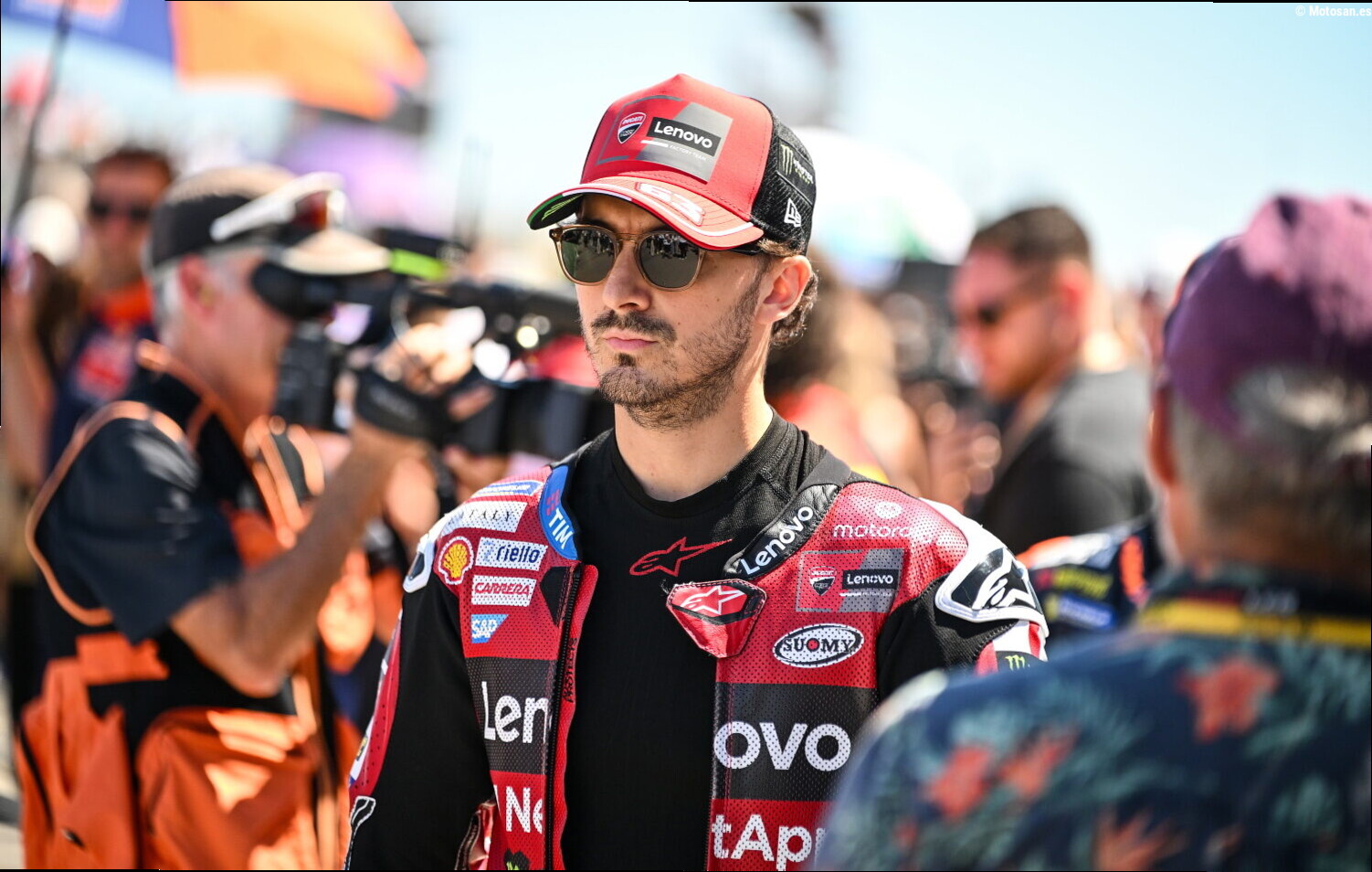 Duro dardo de Tardozzi a Pecco Bagnaia tras Aragón: «Tiene un problema de enfoque mental»
