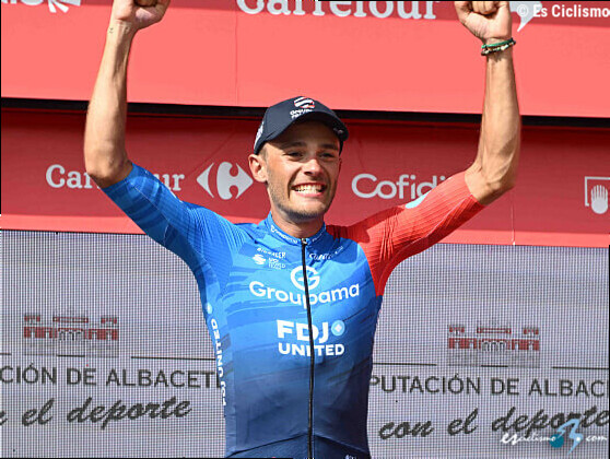 Vuelta a EspaÃ±a: Bastien Tronchon : "Es una locura, no me lo puedo creer"