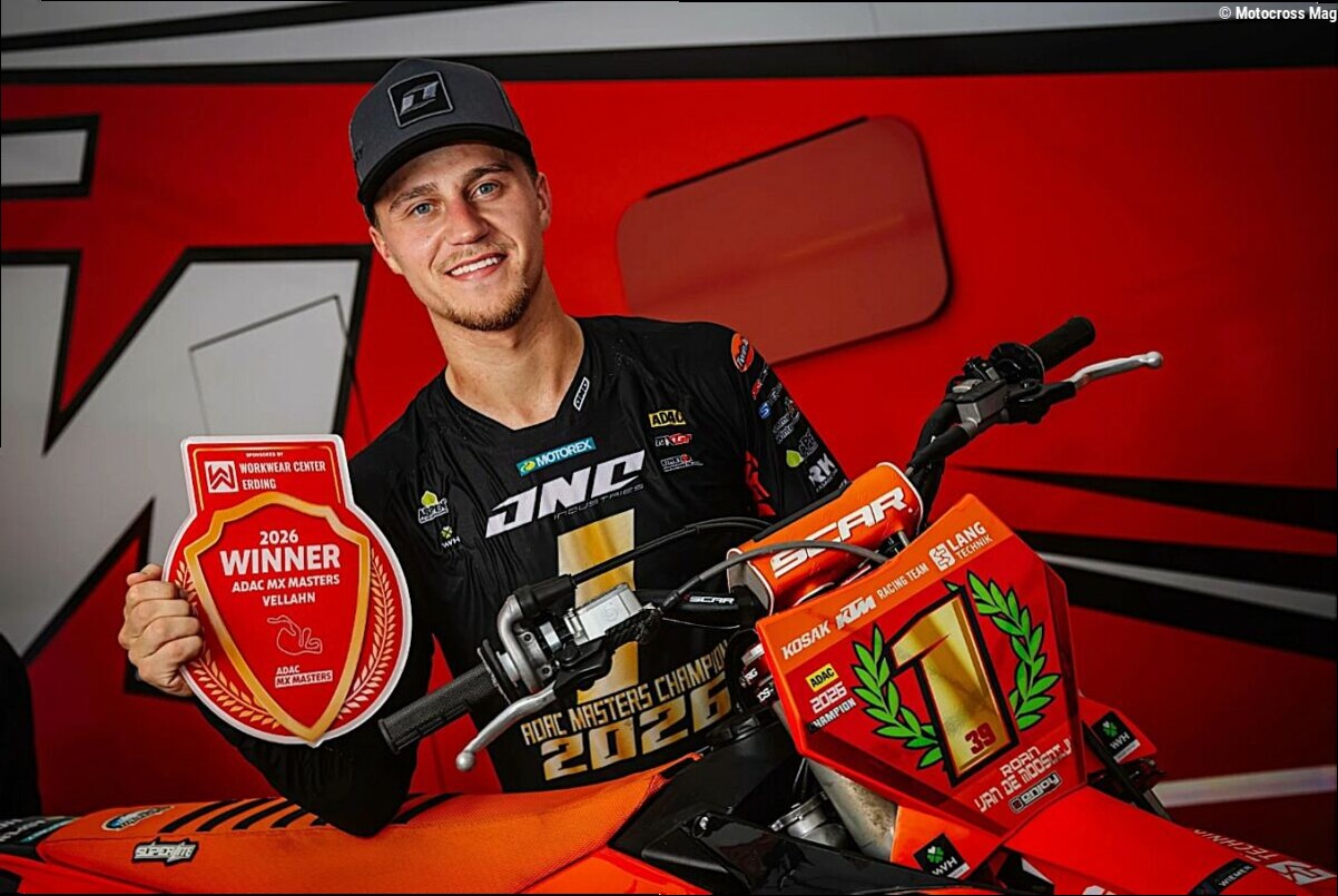 ADAC MX Masters : Roan van de Moosdijk conserve son titre