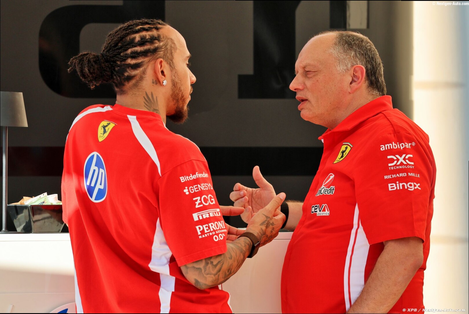 Vasseur révèle comment Ferrari a géré la tension entre Hamilton et Leclerc