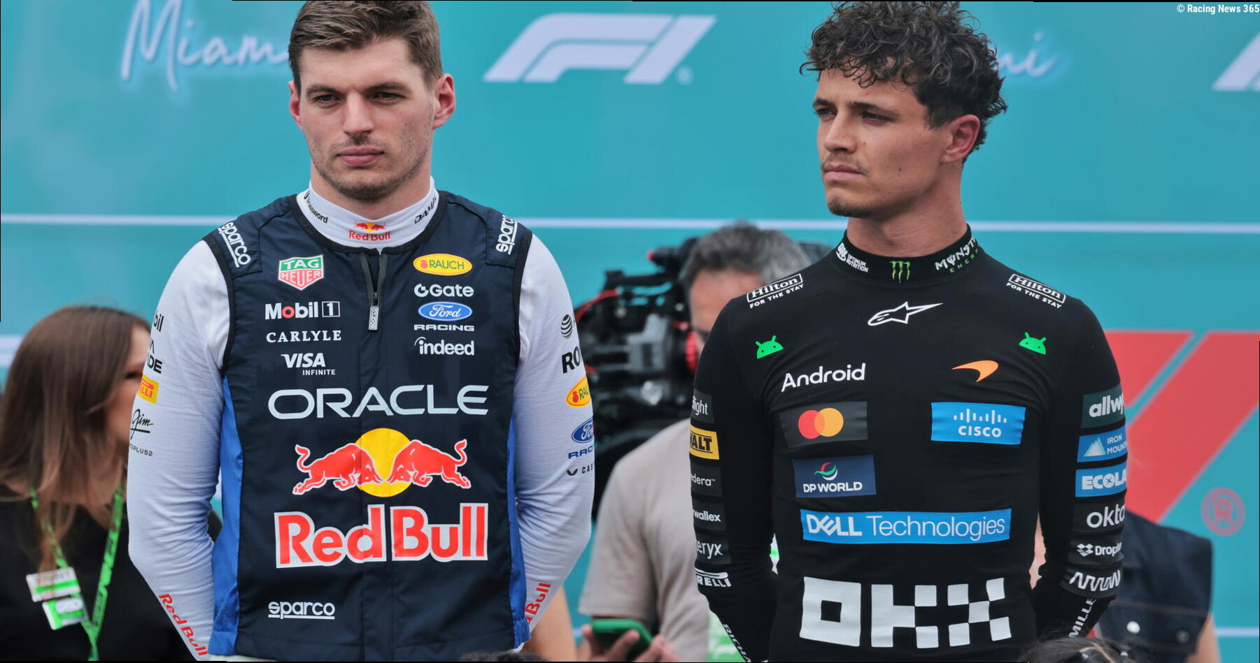 Bescheiden Norris oogst lof: "Eist niet hetzelfde als Verstappen"
