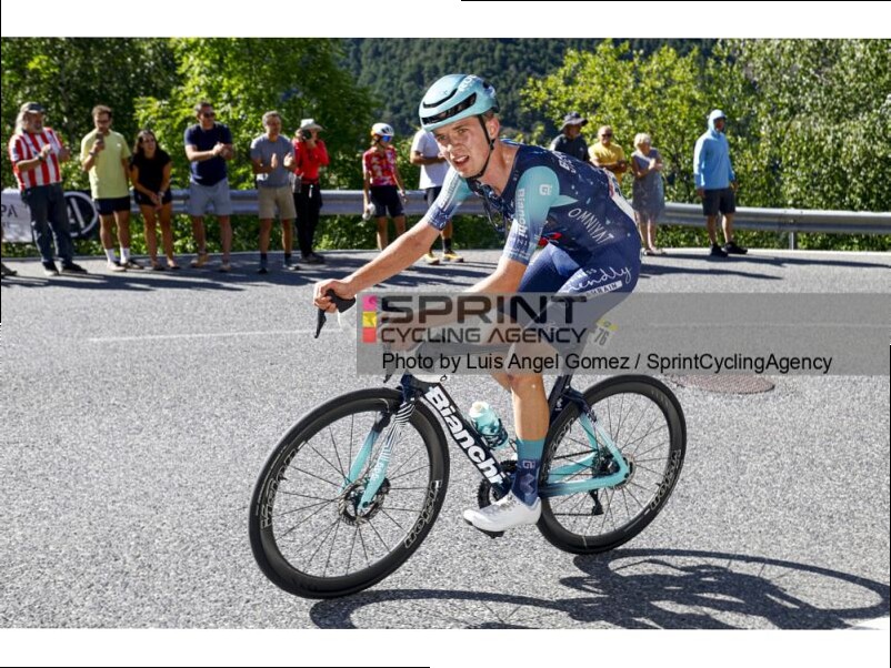 VUELTA.OMRZEL SOLITARIO A CALAR ALTO: 2° BERRADE. MAS 6° GUADAGNA SU GALL E ROGLIC